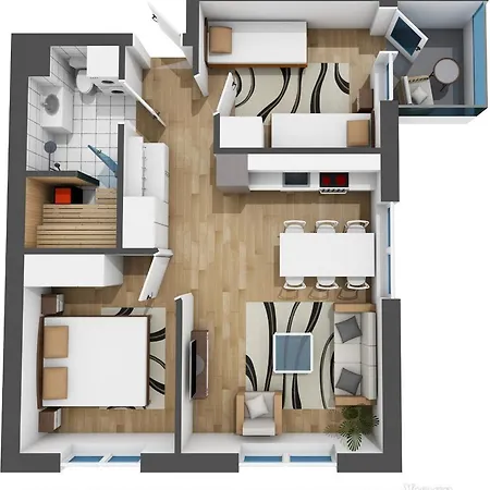 Levillenet Skistar Superior 2 Bedroom 아파트 *
