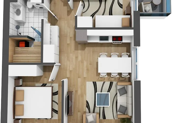 Levillenet Skistar Superior 2 Bedroom Daire *